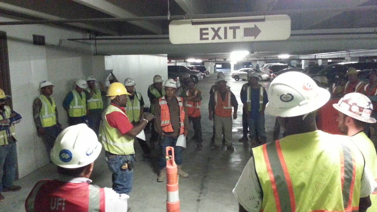 CCP Shotcrete - safety meeting