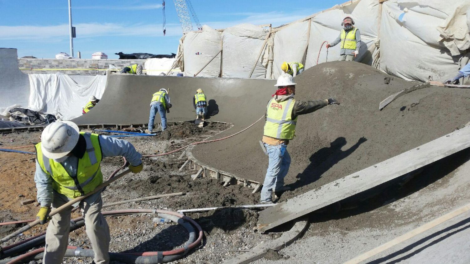 Skatepark Shotcrete Contractor - CCP Shotcrete + Pumping