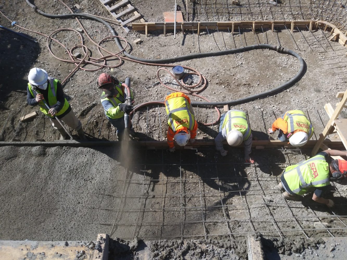 CCP Shotcrete - skatepark bowl shotcrete - Texas