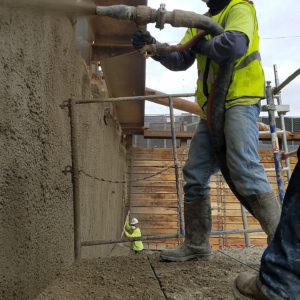 CCP Shotcrete - temporary soil retentio