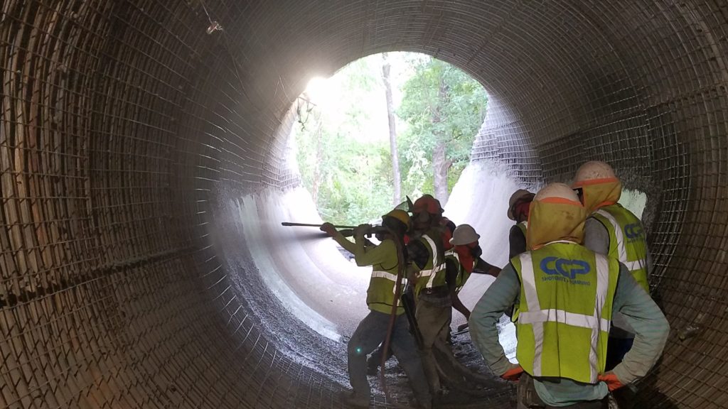 CCP Shotcrete – TXDoT CMP Shotcrete Culvert Lining – FM 933 – Waco Texas